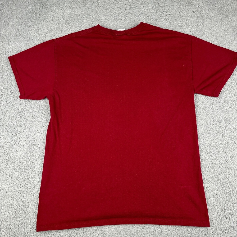 Hard Rock Cafe Shirt Large Red San Antonio Texas 1971 Alamo Short Sleeve - Picture 8 of 13